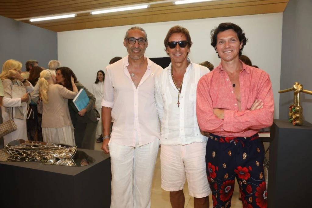 Diego Impagliazzo, Alejandro Gravier y Facundo Garayalde en la novena edición de la feria internacional Este Arte