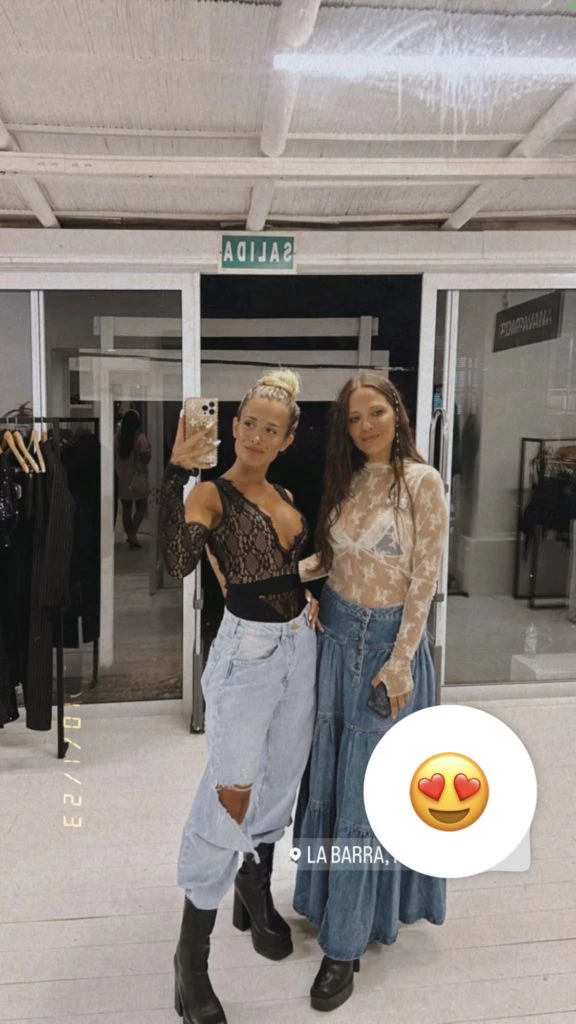 El look canchero de Cami Homs. Foto: Instagram.