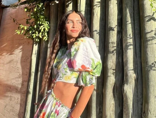 El look estampado de Zaira Nara para una tarde "mágica" en Punta del Este