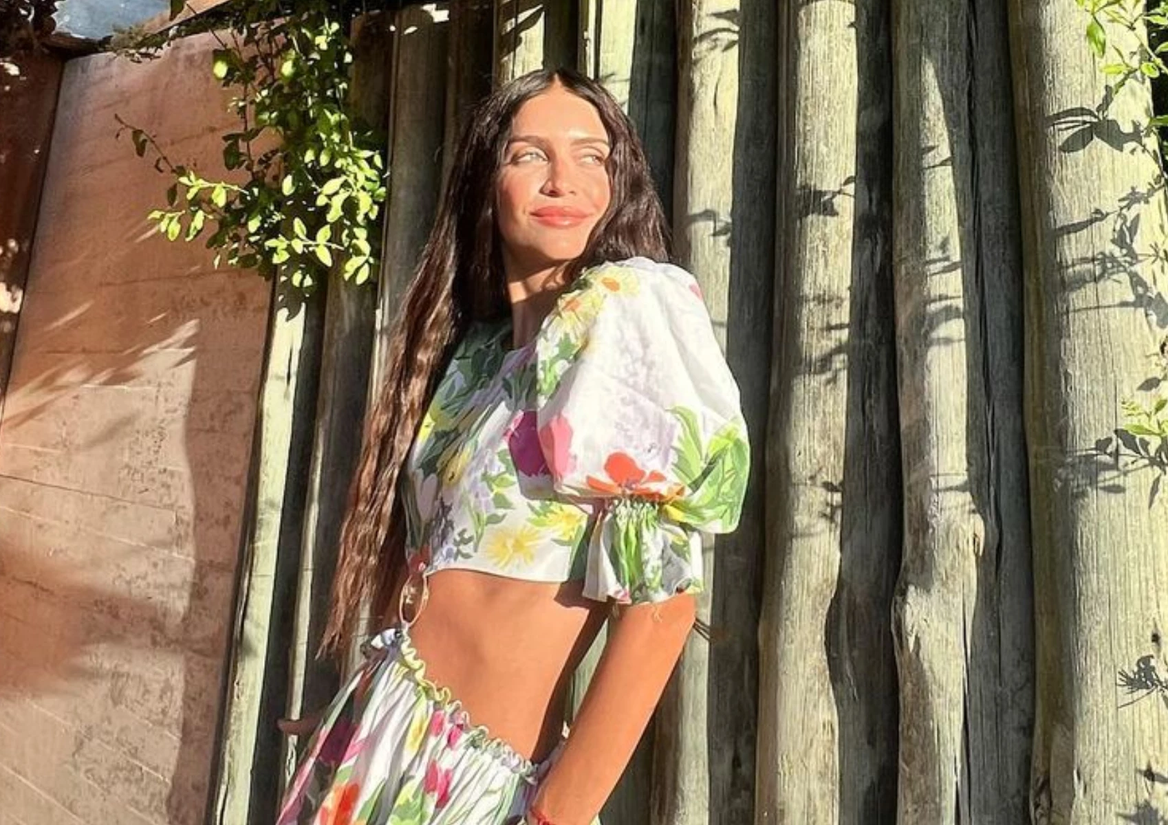 El look estampado de Zaira Nara para una tarde mágica en Punta del Este