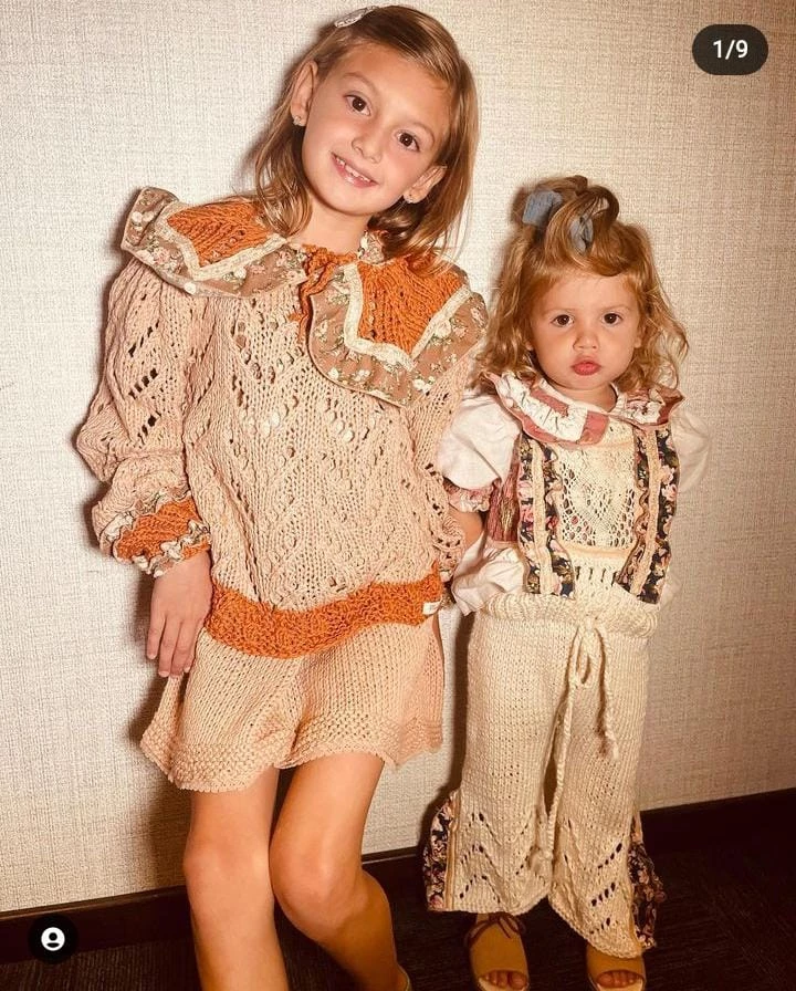 El tierno look de las hijas de Mery del Cerro