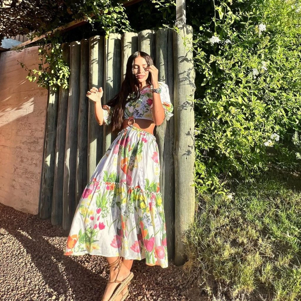 El vestido fresco que eligió Zaira Nara para su verano en Punta del Este