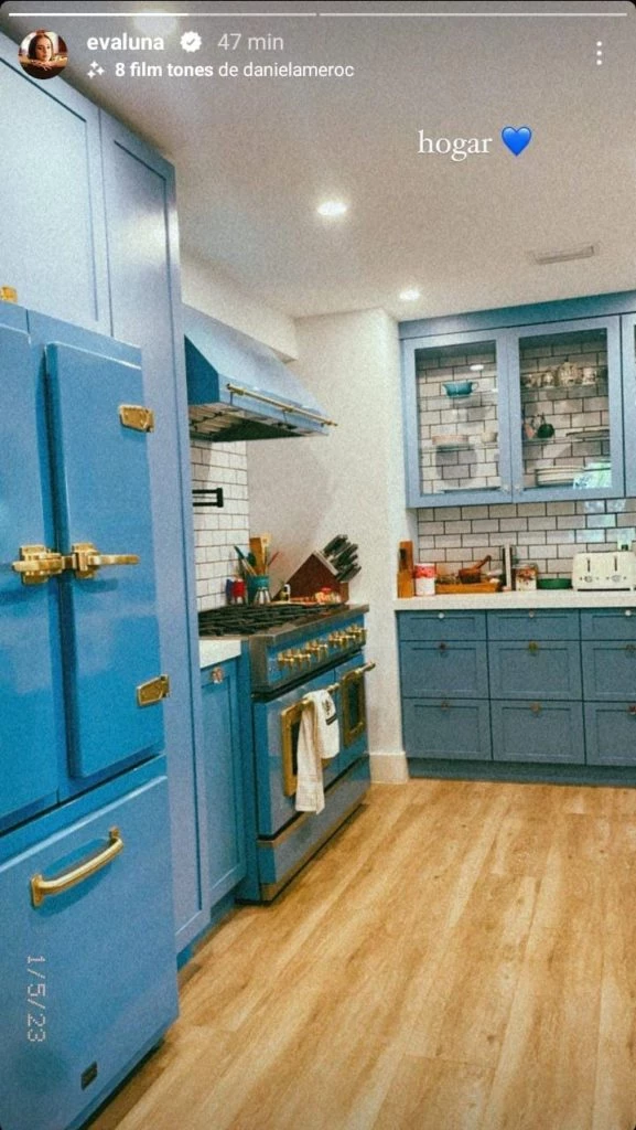 Evaluna Montaner mostró su cocina estilo vintage