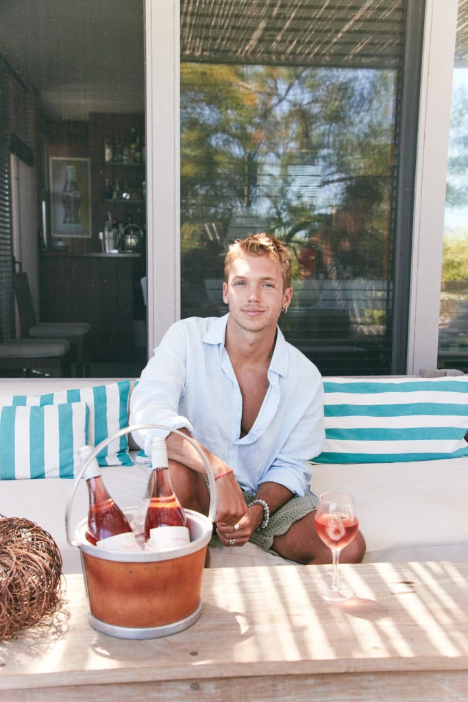 Franco Masini en el almuerzo de Piccolo Banfi en Punta del Este