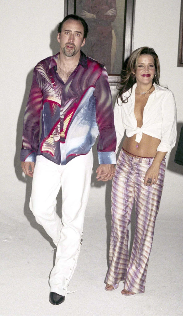 Lisa Marie Presley y Nicolas Cage.