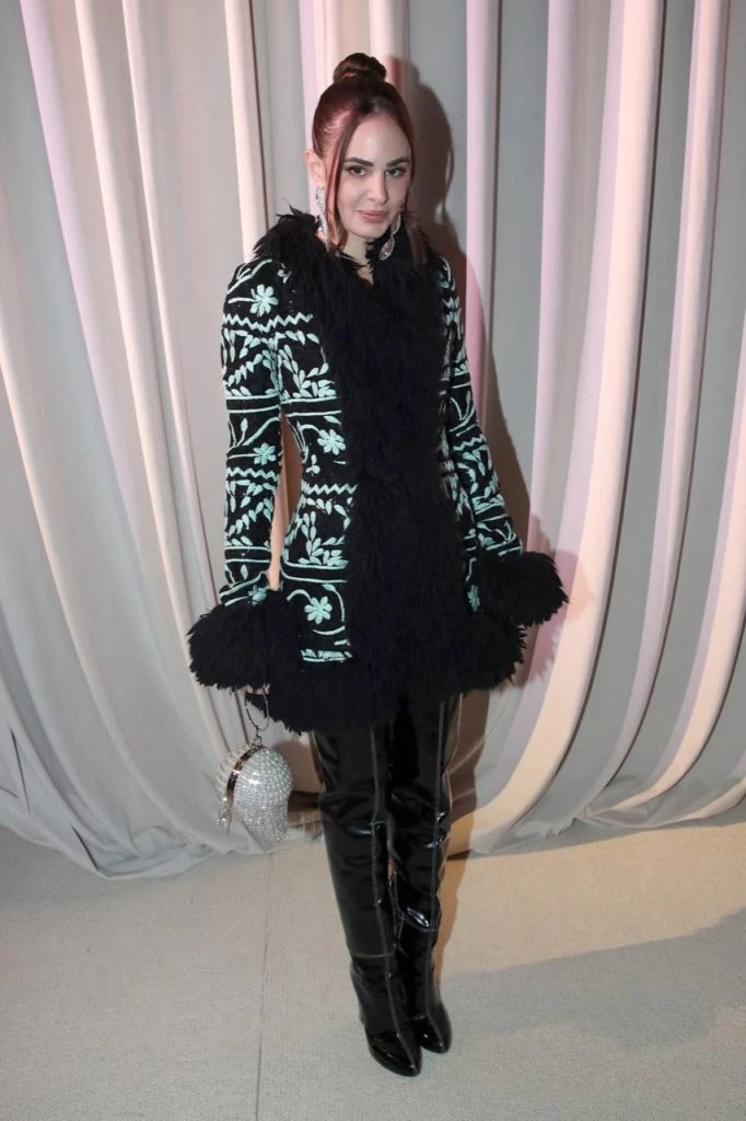 Leslie Cohen Amon en el desfile de Giambattista Valli