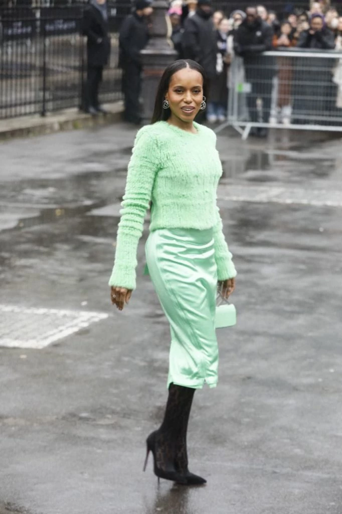 Kerry Washington en el desfile de Fendi