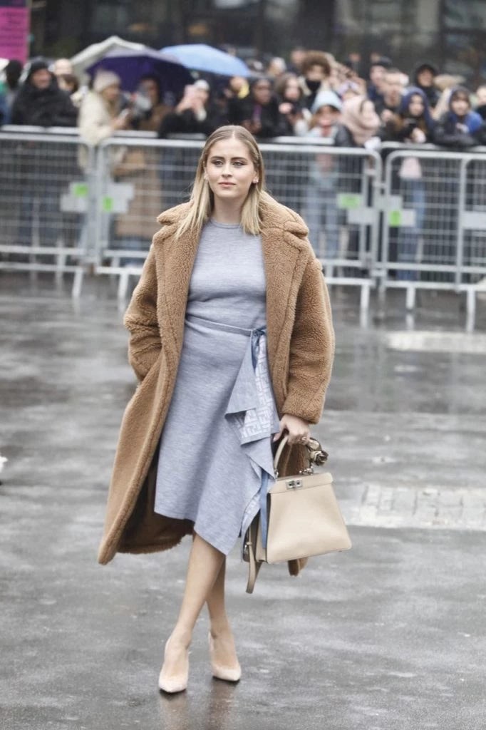 Valentina Ferragni en el desfile de Fendi en París