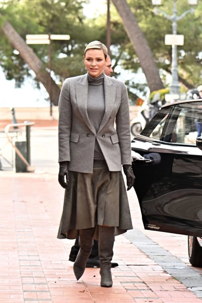 Charlene de Mónaco en Santa Dévota