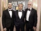 Peter Lanzani y Ricardo Darín en los Golden Globes