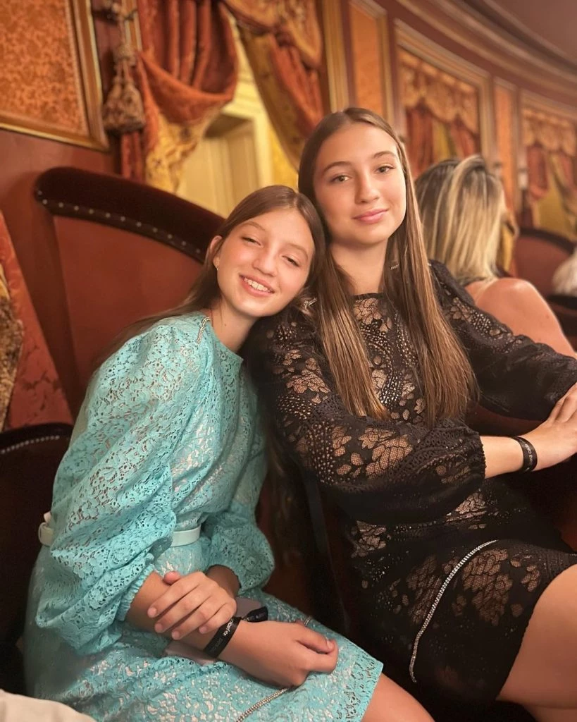 Indiana y Allegra, las hijas de Nicole Neumann y Fabián Cubero