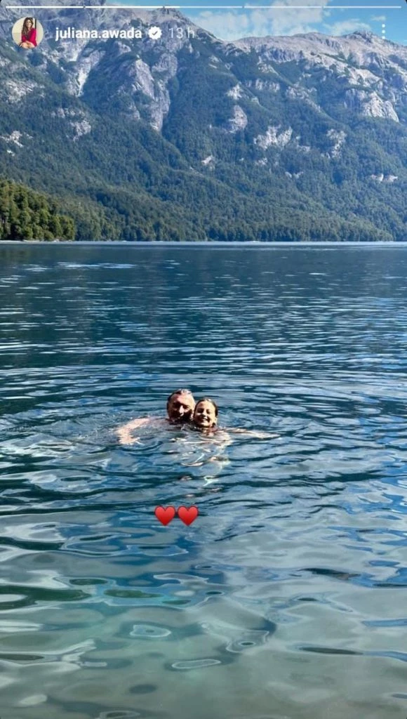 Juliana Awada mostró una tierna foto de Mauricio Macri y su hija Antonia en la Patagonia