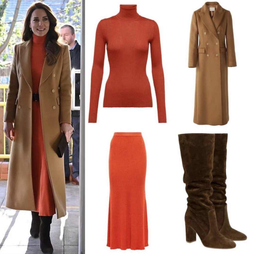 Kate Middleton llevó un diseño de Gabriela Hearst. Foto: Instagram.