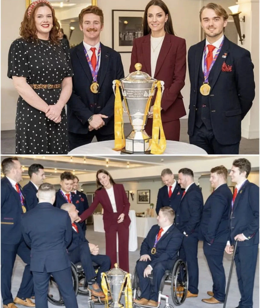 Kate Middleton usó un traje sastre muy trendy. Foto: Instagram.