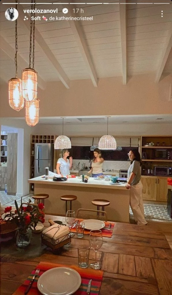 La decoración rústica y moderna de la cocina comedor de Vero Lozano