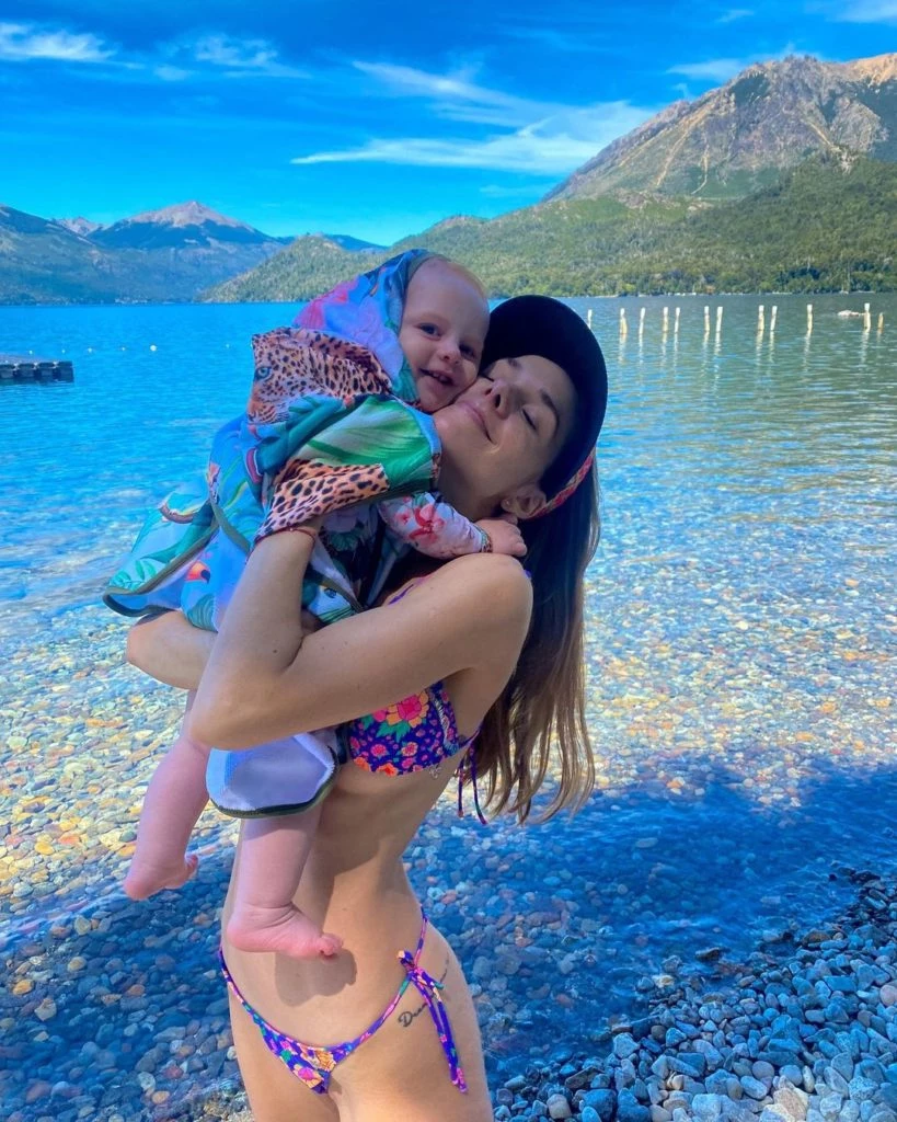Las vacaciones familiares de Julieta Nair Calvo en la Patagonia