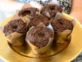 Los muffins de chocolate con dulce de leche que preparó Agustina Vives