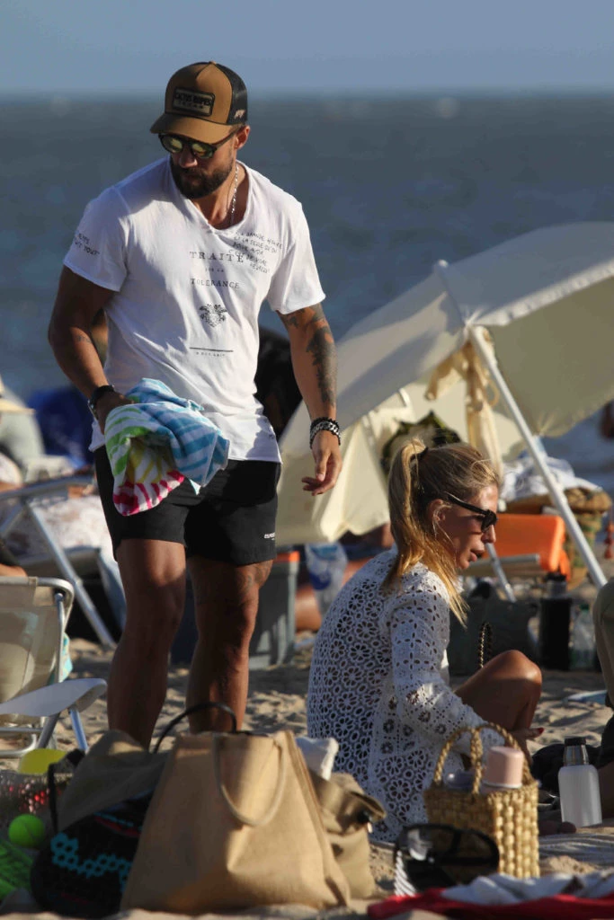 Milagros Brito y su novio Agustín Garavaglia en Punta del Este