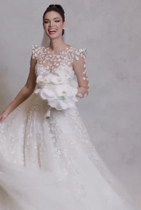 Vestido de novia de Nadia Ferreira