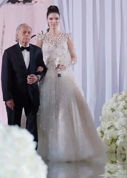 Vestido de novia de Nadia Ferreira