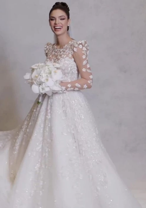 Vestido de novia de Nadia Ferreira