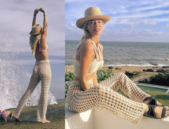 Nicole Neumann apostó por un look que es tendencia para agradecer por su presente sentimental
