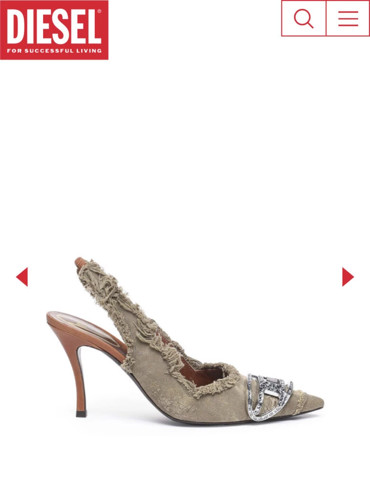 Oriana Sabatini lució unos lujosos zapatos de Diesel. Foto: web.