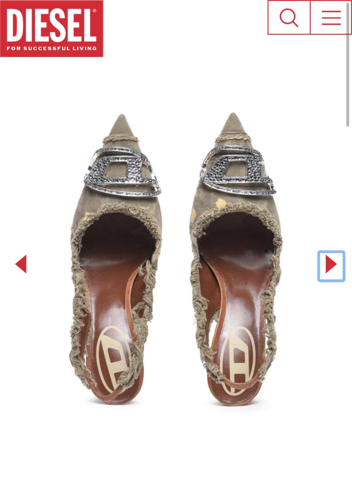 Oriana Sabatini lució unos lujosos zapatos de Diesel