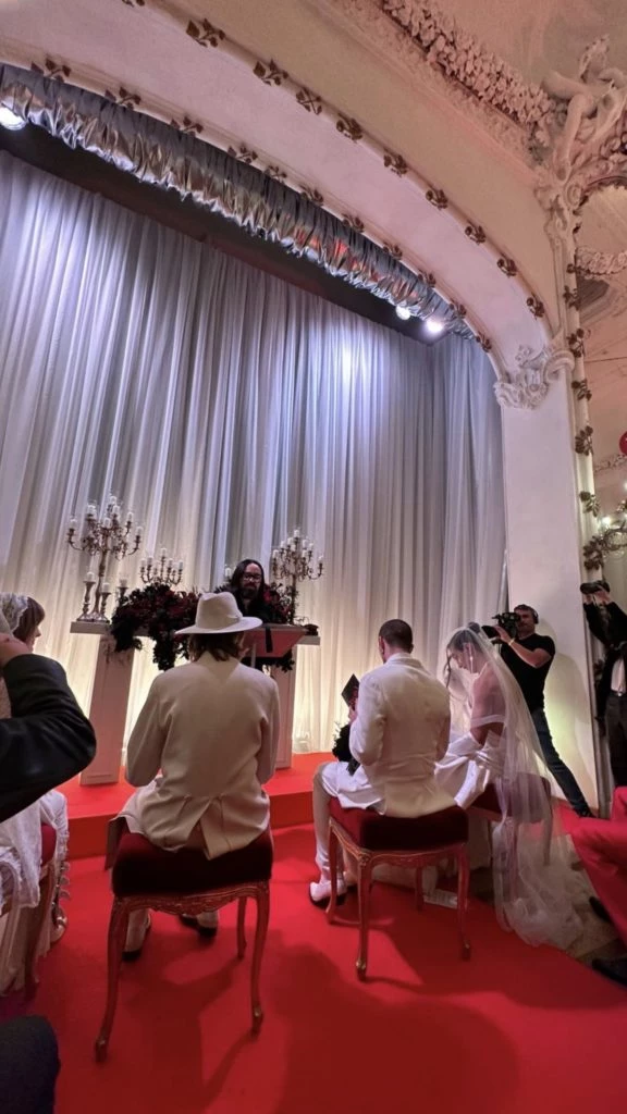 Oriana Sabatini estuvo con Paulo Dybala en la boda de Måneskin