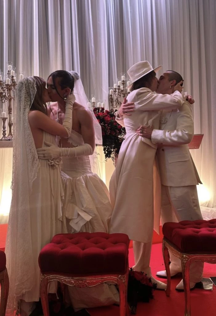 Oriana Sabatini estuvo con Paulo Dybala en la boda de Måneskin