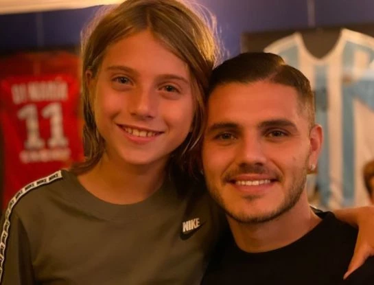 El emotivo mensaje de Mauro Icardi a Valentino, al que reaccionó Wanda Nara