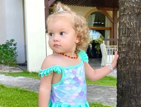 Anita Moritán cautivó a todos con un original traje de baño