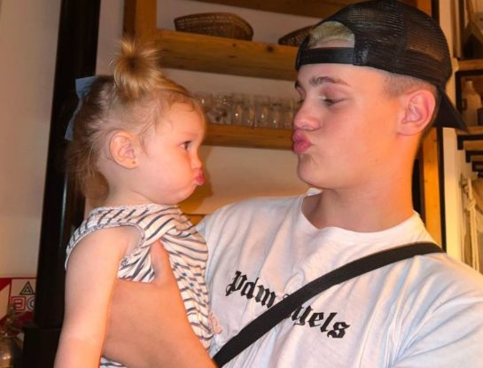 Las fotos más tiernas de Anita Moritán y Bautista Vicuña, su hermano