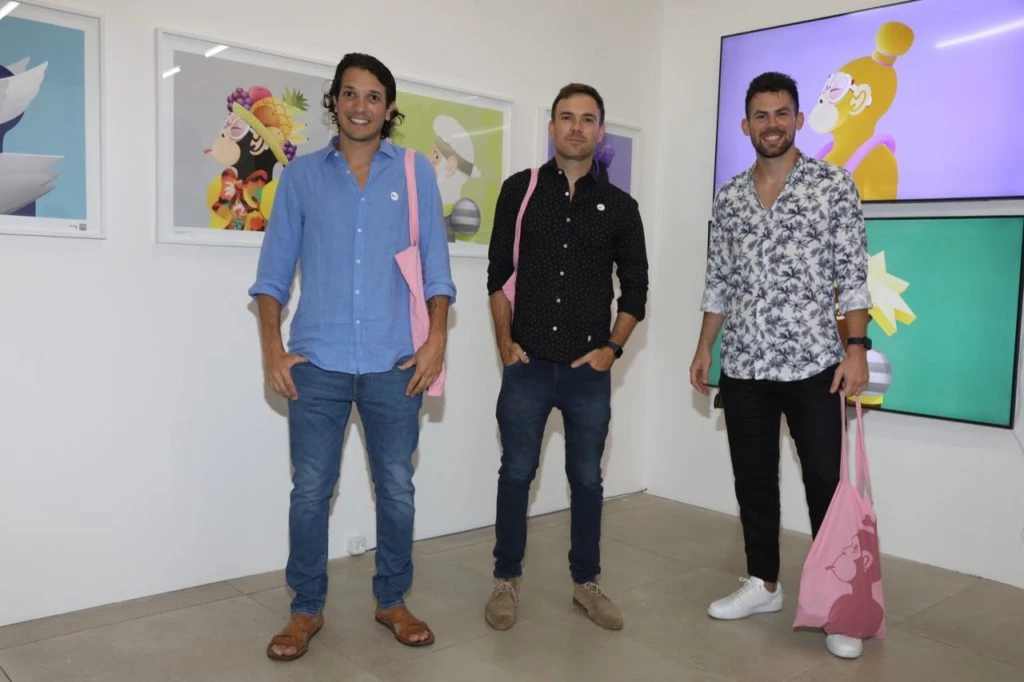 Pablo de Sousa y el equipo de ArtBag en la novena edición de la feria internacional Este Arte