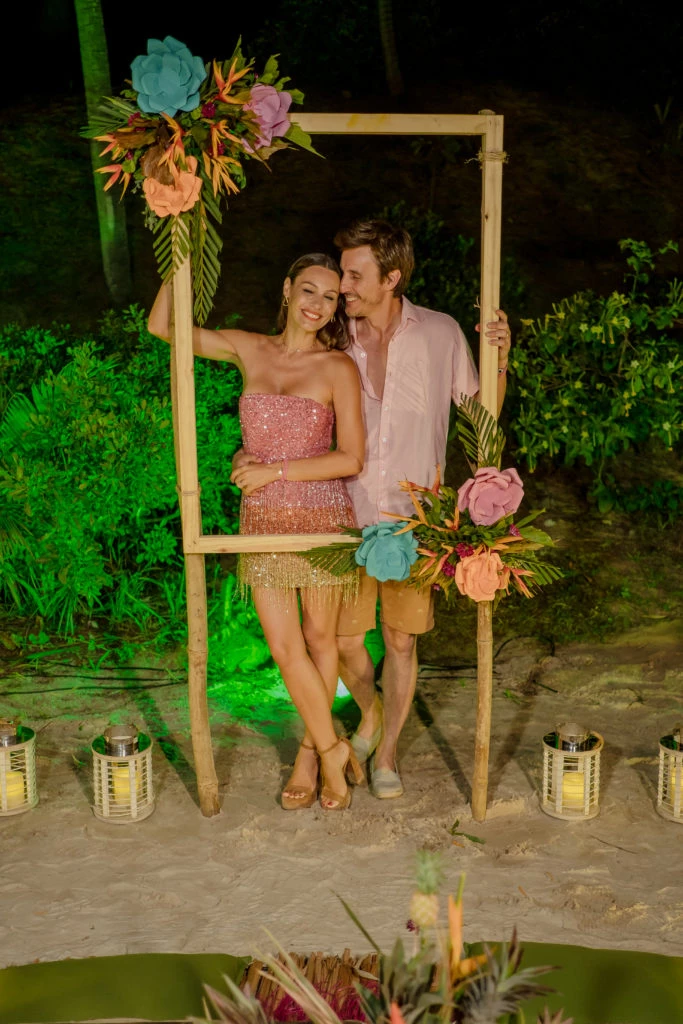 Pampita y Roberto García Moritán en Brasil celebrando el cumpleaños de la modelo