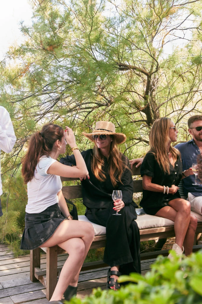 Petu Anzorregui en el almuerzo de Piccolo Banfi en Punta del Este