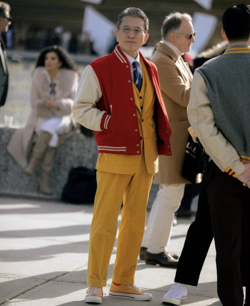 Los mejores looks de street style de Pitti Uomo. Foto: @pittiuomo_official.