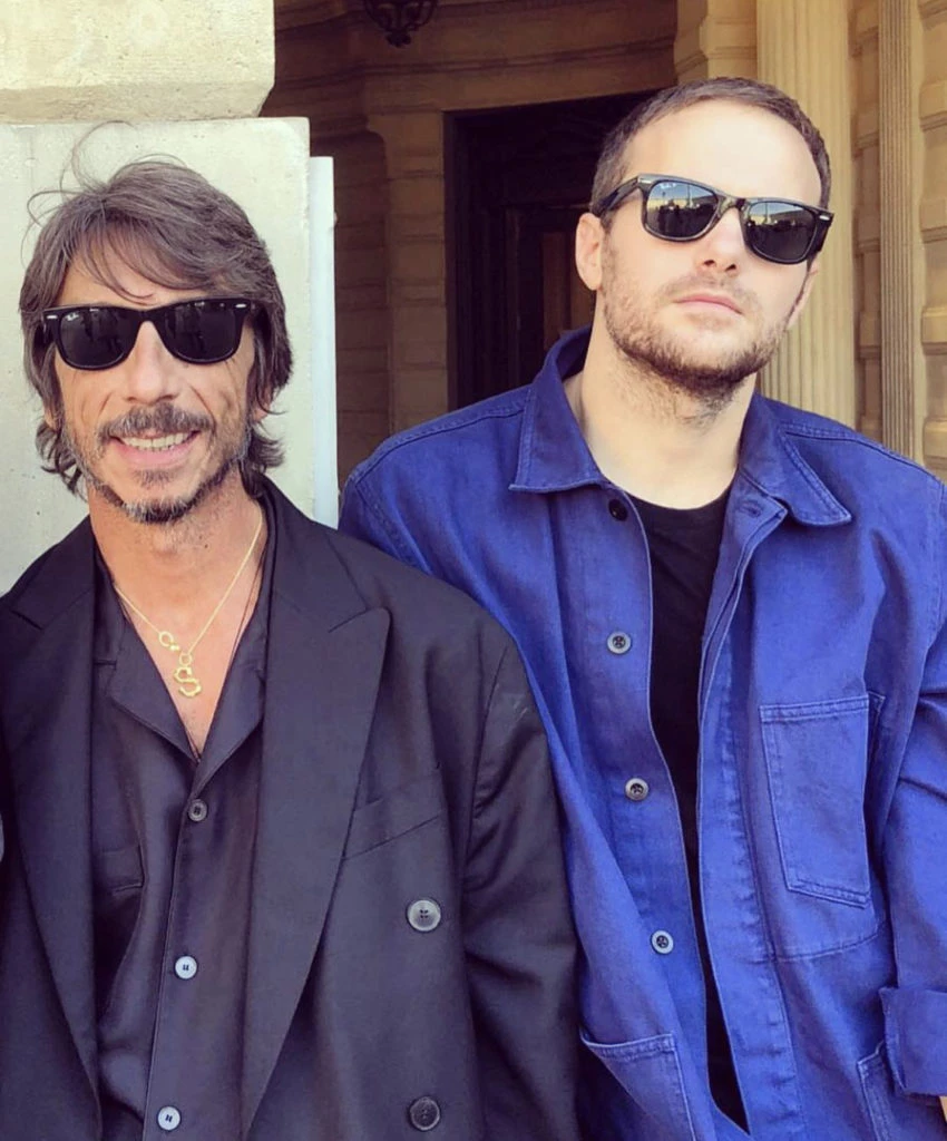 Sabato de Sarno y Pierpaolo Piccioli. Foto: Instagram.