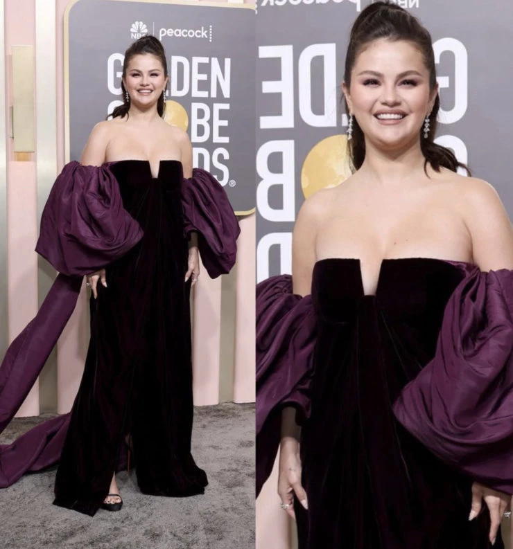 Selena Gomez at the Golden Globes. Photo: Instagram.