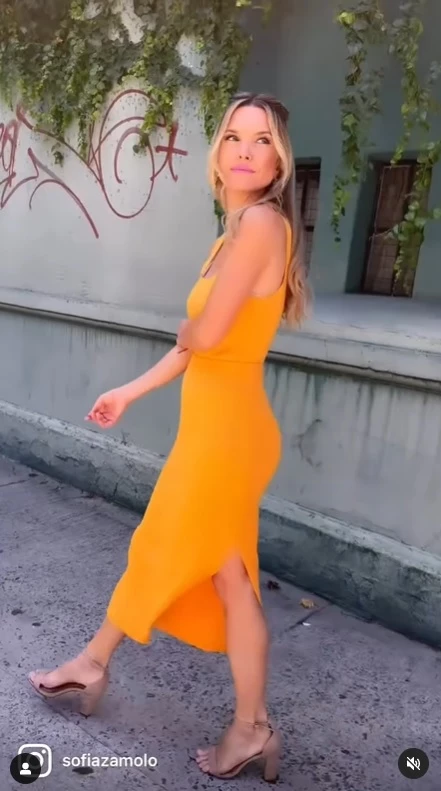 Sofía Zámolo con su look súper trendy