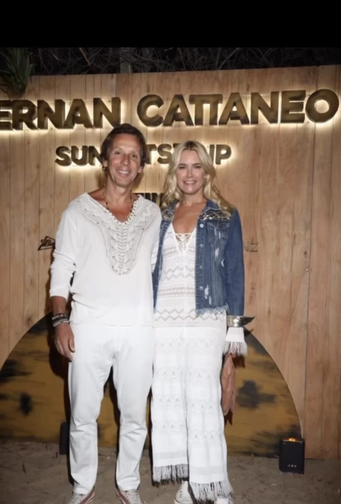 Valeria Mazza y su look boho en una fiesta. Foto: Instagram.