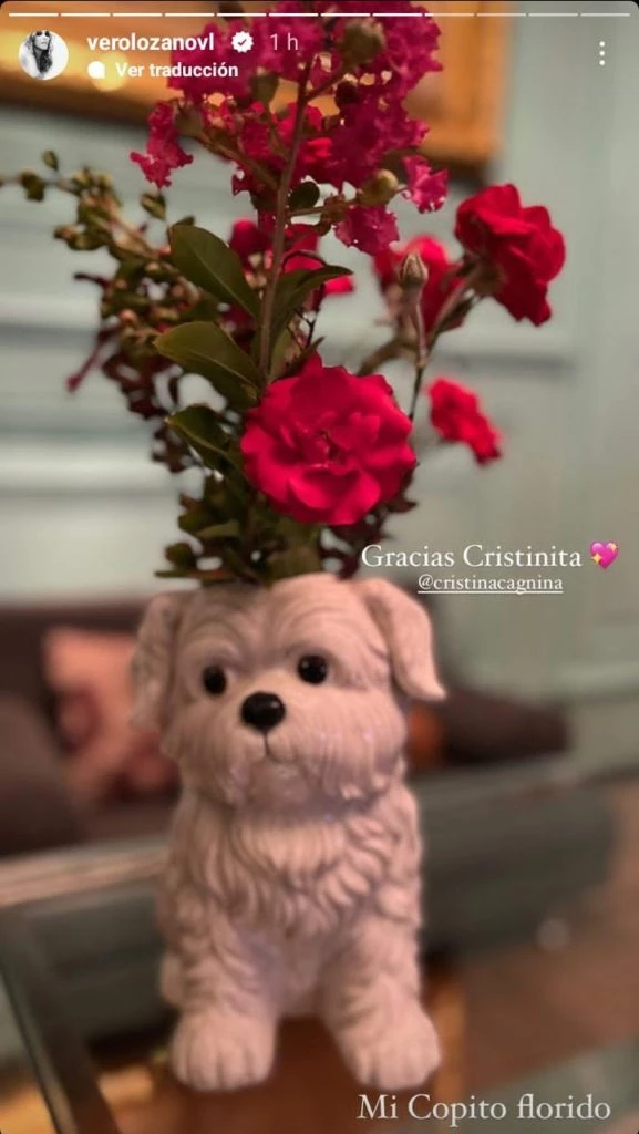 El original florero de Vero Lozano inspirado en su perro Copito