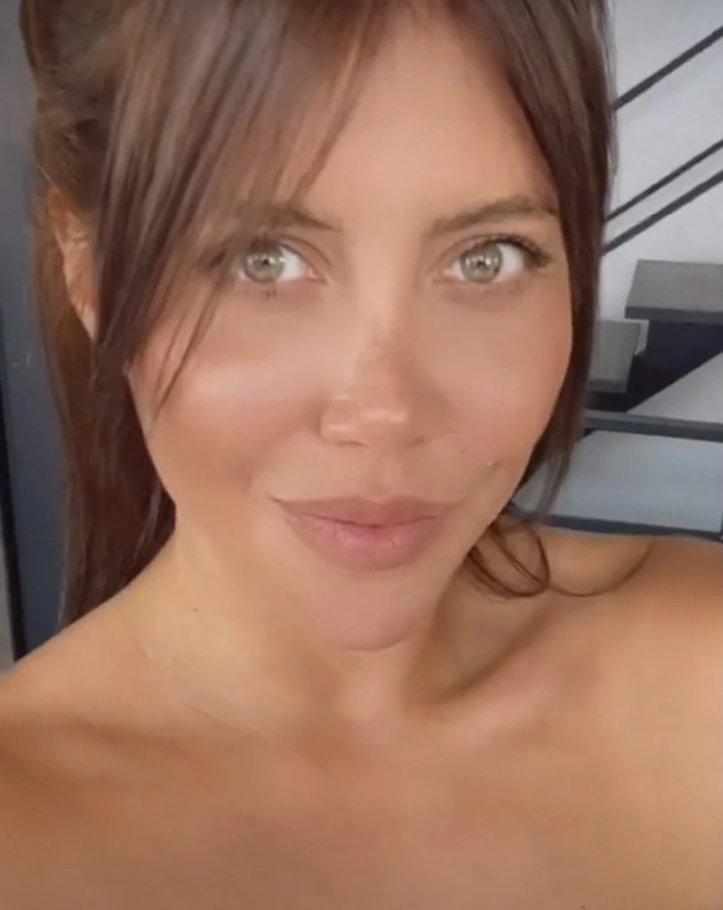 Wanda Nara y su nuevo look