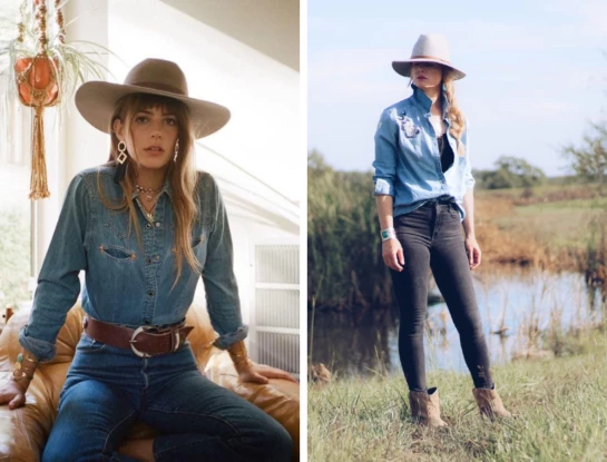 'Denim cowboy' el arte de combinar las prendas de jean