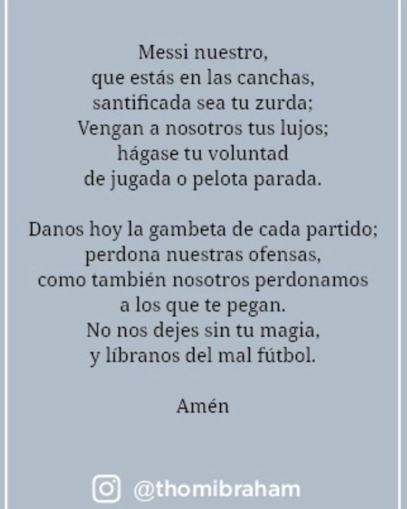 la estampita de leo messi 