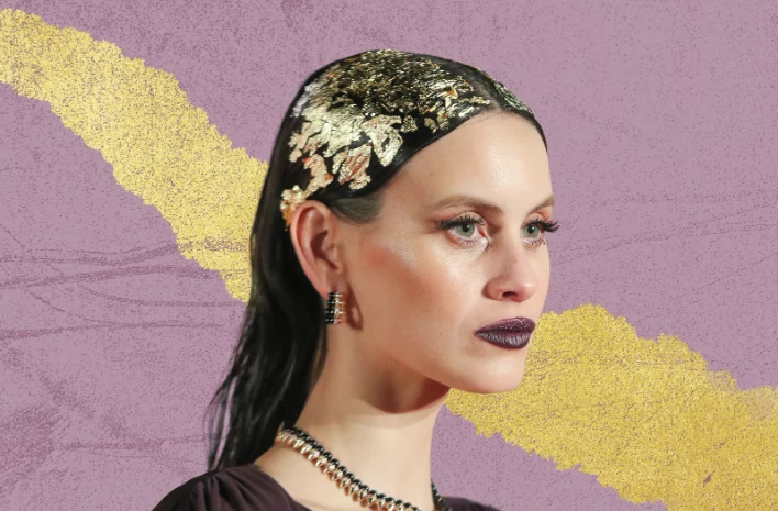 Lily Collins grunge lips o labios oscuros