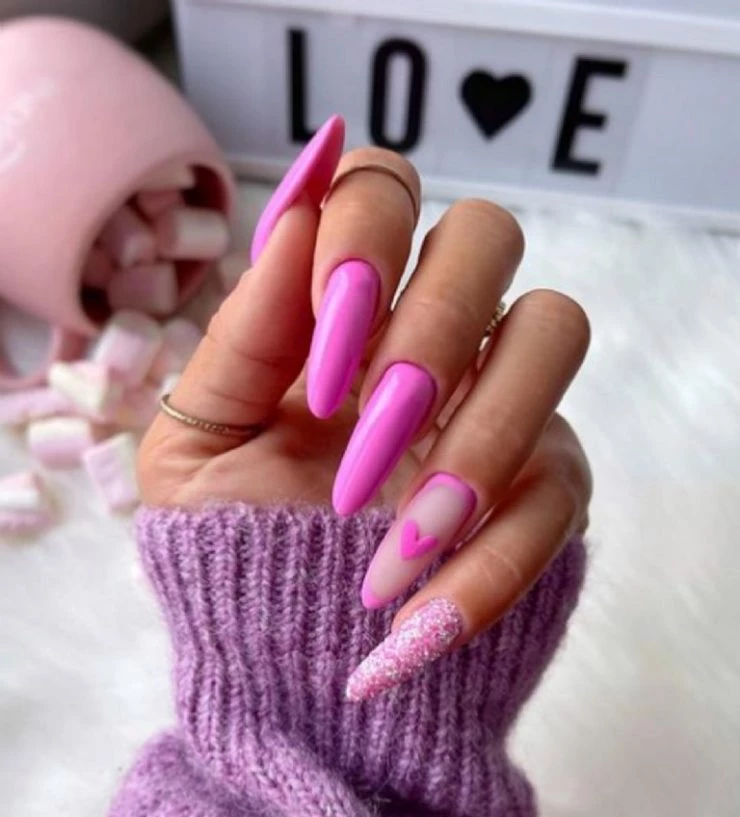 3 diseños de uñas acrílicas en rosa, el tono furor del verano 2023 –  Revista Para Ti