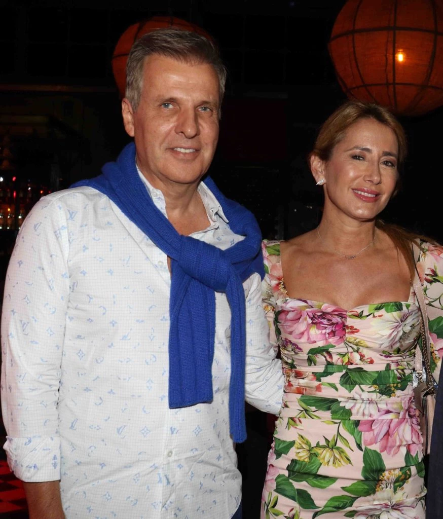 Martín Redrado junto a Lulu Sanguinetti en Punta del Este