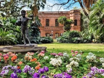 La casona del Jardín Botánico.