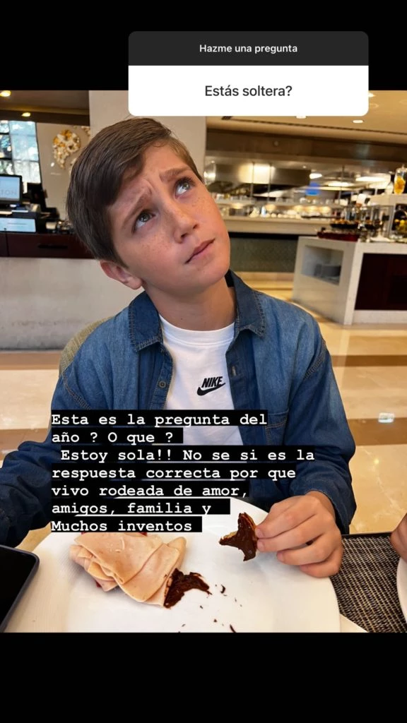 Wanda Nara aclaró su situación sentimental